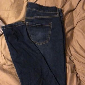 Lane Bryant Super stretchy mid rise skinny jeans
